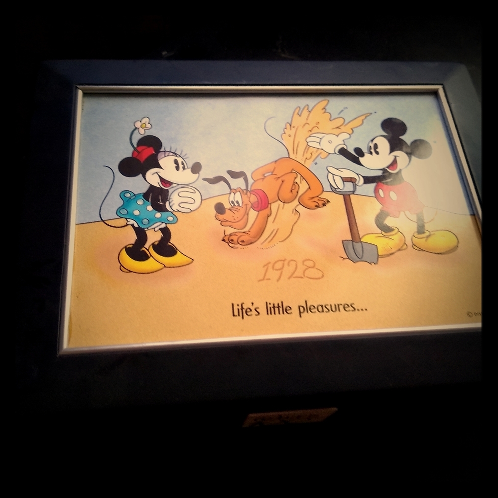 Disney Collectors Anniversary Box with other items